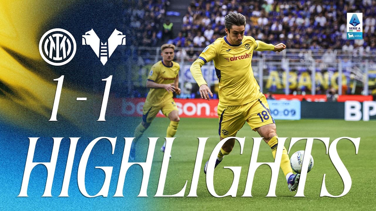 Highlights Serie A Enilive 2025/26 | Inter-Hellas Verona 1-1