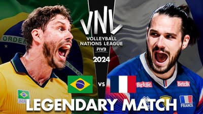 Brazil vs France | Legendary Volleyball Battle !!!