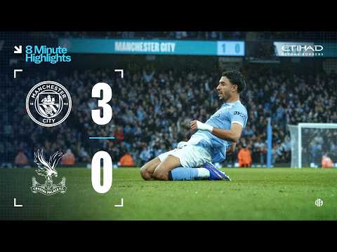 EXTENDED HIGHLIGHTS | Man City 3 - 0 Crystal Palace | City keep the pressure on Arsenal at the top!
