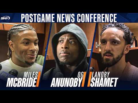 OG Anunoby, Miles McBride & Landry Shamet on Knicks comeback Game 1 win in Eastern Conference Finals