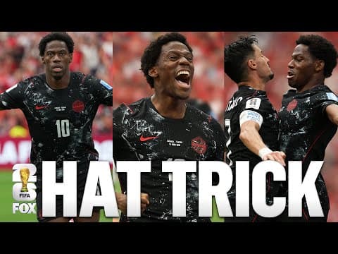 Canada’s Jonathan David Scores Hat Trick vs Qatar 🇨🇦 2026 FIFA World Cup™