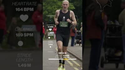 Here’s how Andy used Garmin’s running dynamics to run a half marathon PB 🚀