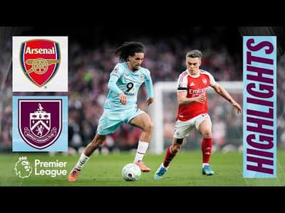 Arsenal v Burnley | Premier League Highlights