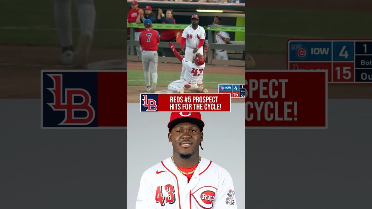 Cincinnati Reds #5 Ranked Prospect Hector Rodriguez Hits For The CYCLE!
