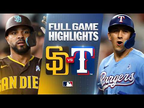 PADRES vs. RANGERS Full Game Highlights (6/21/26) | MLB Highlights