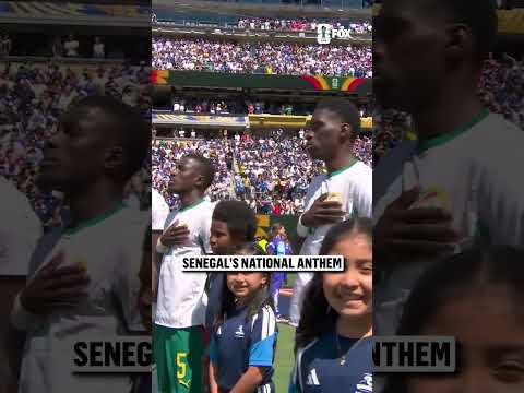 Senegal’s national anthem is heard for the first time at the 2026 FIFA World Cup 🇸🇳