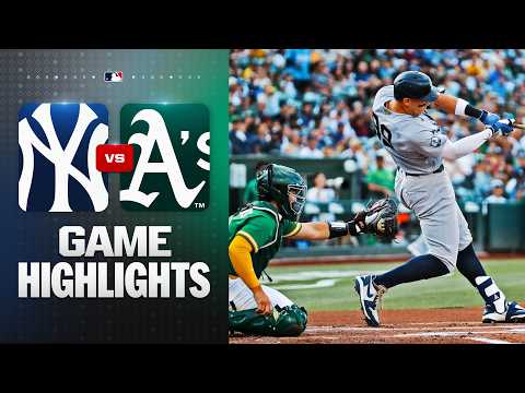 Yankees vs. A's Game Highlights (5/29/26) | MLB Highlights
