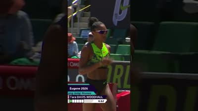 Tara Davis-Woodhall soars to 7.13m long jump for back to back wins in Eugene #DiamondLeague