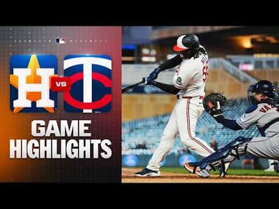 Astros vs. Twins Game Highlights (5/18/26) | MLB Highlights