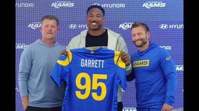 Myles Garrett to the Rams in 2026 can be Reggie White to the Packers in the 1990s