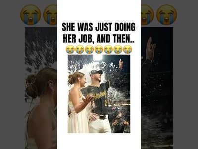 she got soaked😂