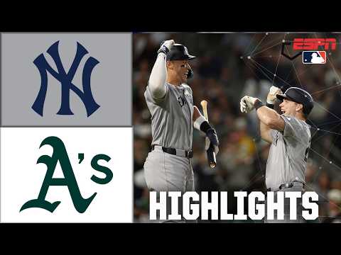 New York Yankees vs. Athletics | Full Game Highlights | ESPN MLB