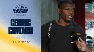 Cedric Coward 1 on 1 Interview | Grizzlies vs. Jazz