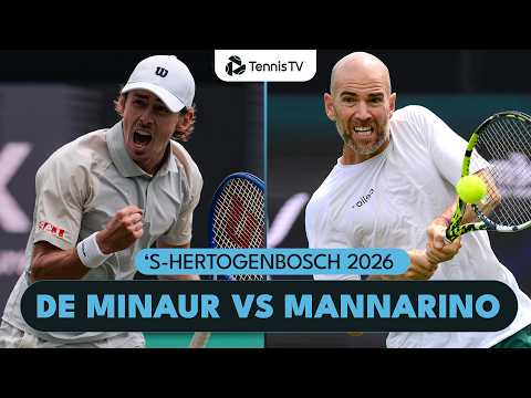 Alex De Minaur vs Adrian Mannarino Semi-Final Highlights! | 'S-Hertogenbosch 2026