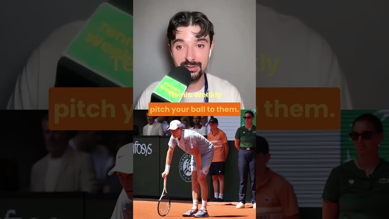 Juan Manuel Cerundolo stayed so focused to defeat Jannik Sinner #janniksinner #rolandgarros
