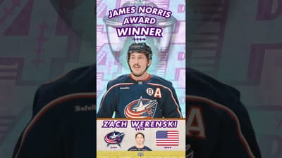 TOP D MAN 💪👏 #hockeyshorts #nhl #nhlshorts #hockey #nhlaward #nhlawards #cbj #columbusbluejackets