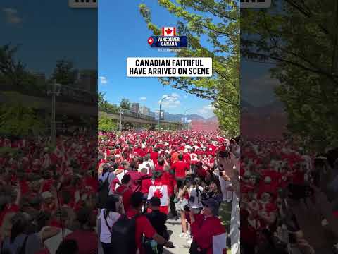 Canada fans are making themselves heard