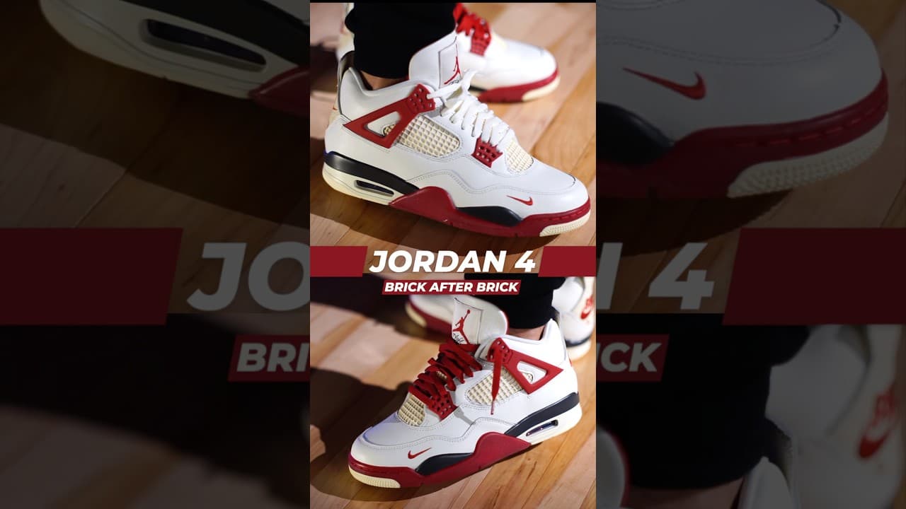 Air Jordan 4 Brick After Brick #weartesters #sneakers