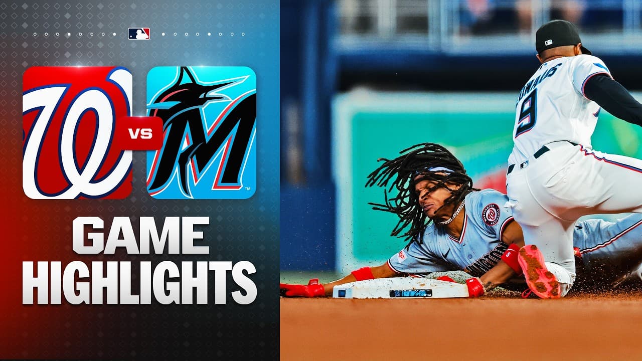 Nationals vs. Marlins Game Highlights (5/9/26) | MLB Highlights