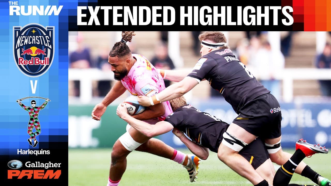 Newcastle Red Bulls v Harlequins | EXTENDED HIGHLIGHTS | Gallagher PREM 25/26 | Round 15