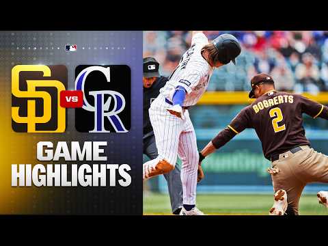 Padres vs. Rockies Game Highlights (4/23/26) | MLB Highlights