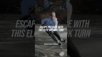 ESCAPE PRESSURE WITH THIS ELITE MOHAWK TURN #hockeycoaching #hockeytraining