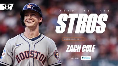 Road to the Stros: Zach Cole | The MLB Debut Every Kid Dreams About | S2E1