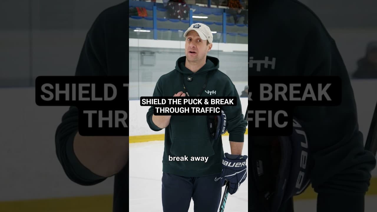 SHIELD THE PUCK & BREAK THROUGH TRAFFIC