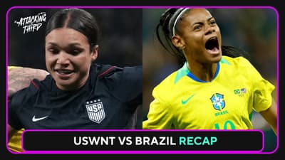 Brazil COMEBACK against the USWNT: Full REACTION and Recap Show | Attacking Third