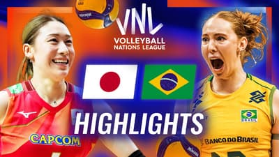 Japan 🇯🇵 vs. Brazil 🇧🇷 - Highlights | Week 3 | Women's VNL 2026