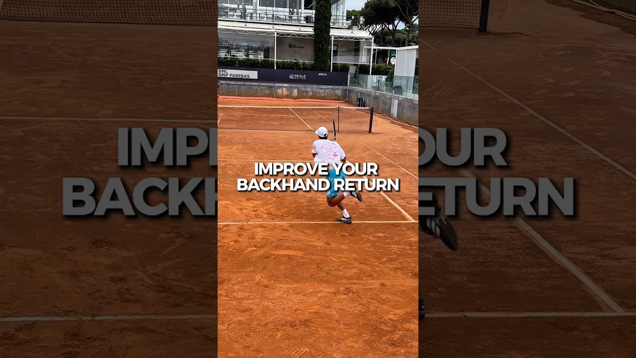 Crush your backhand return in 3 steps