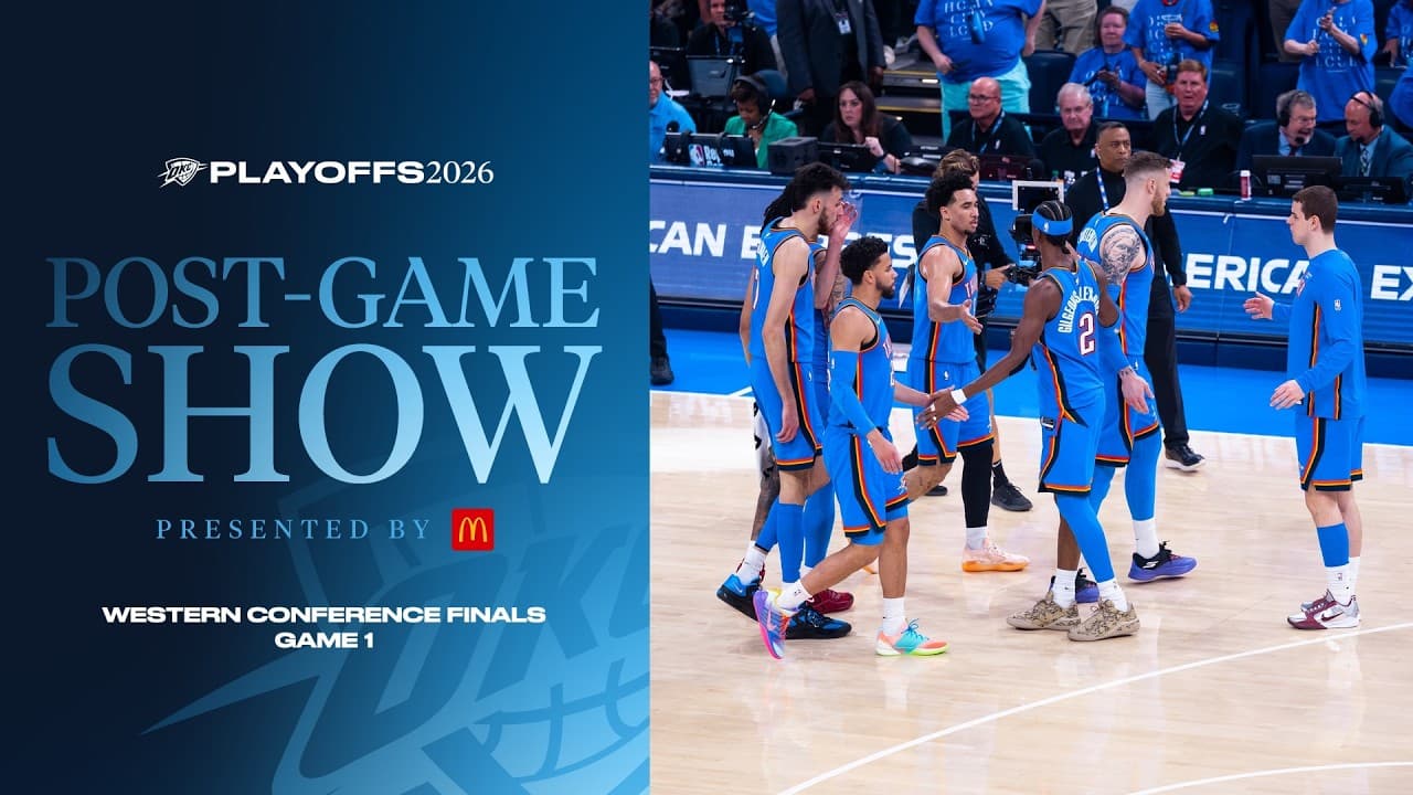2026 Playoff Post Game Show Presented by McDonald's | OKC vs SAS | Western Conference Finals Game 1