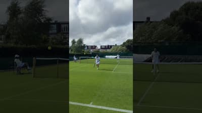 Crazy trick shot on grass 🤯