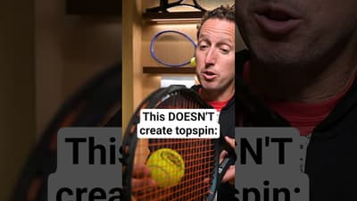 STOP trying to make topspin like this: