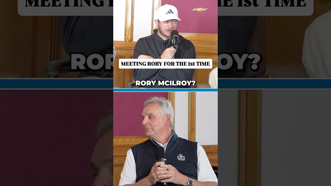 Former Head Pro of #1 Course in the WORLD on meeting Rory McIlroy for the first time. @Chevrolet #ad