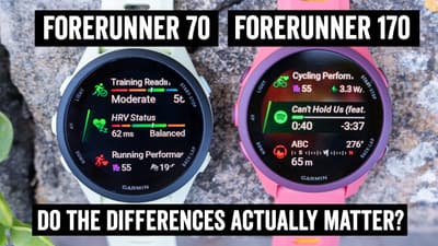 Garmin Forerunner 70 vs 170 Comparison: All 27 Differences Hands-On!