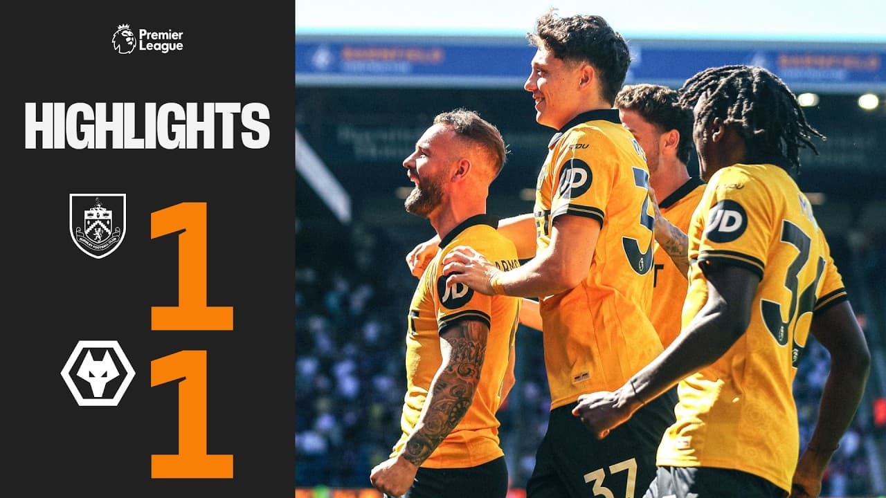 Armstrong scores on final day | Burnley 1-1 Wolves | Highlights