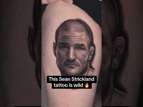 Imagine getting a tattoo on your leg of Sean Strickland 😳 (via @noahbissi/TT)
