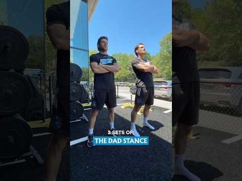 just guys being dads 💪 #dad #dadlife #workout #workoutroutine