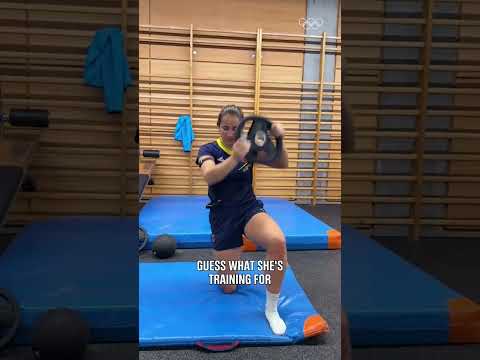 Can you guess what Patricia Alvarez is training for?