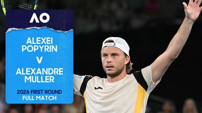 Alexei Popyrin v Alexandre Muller Full Match | Australian Open 2026 First Round