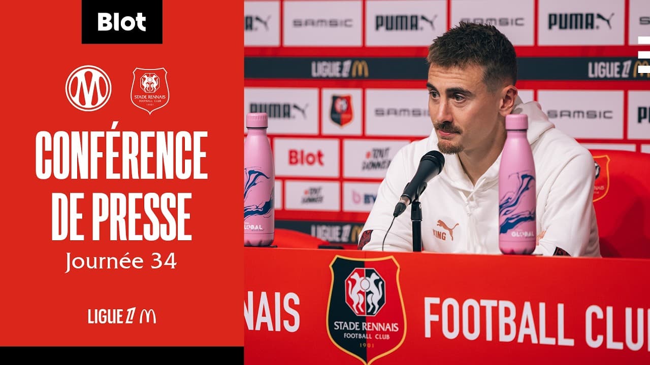J34 | Conférence de presse avant OM / Stade Rennais F.C. avec F.Haise et V.Rongier