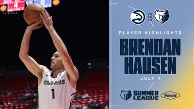 Brendan Hausen Highlights vs. Atlanta Hawks