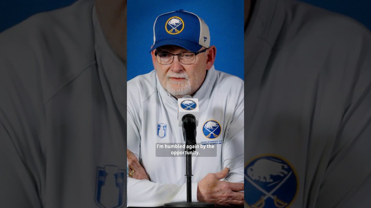 Everybody thank Lindy’s wife 🤝 #buffalosabres #hockey #nhl