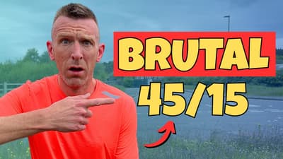 INJURY SCARE TO FAST 5K WORKOUT (Brutal)