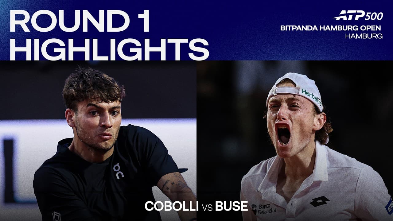 Flavio Cobolli vs Ignacio Buse Highlights | Hamburg 2026 Round 1