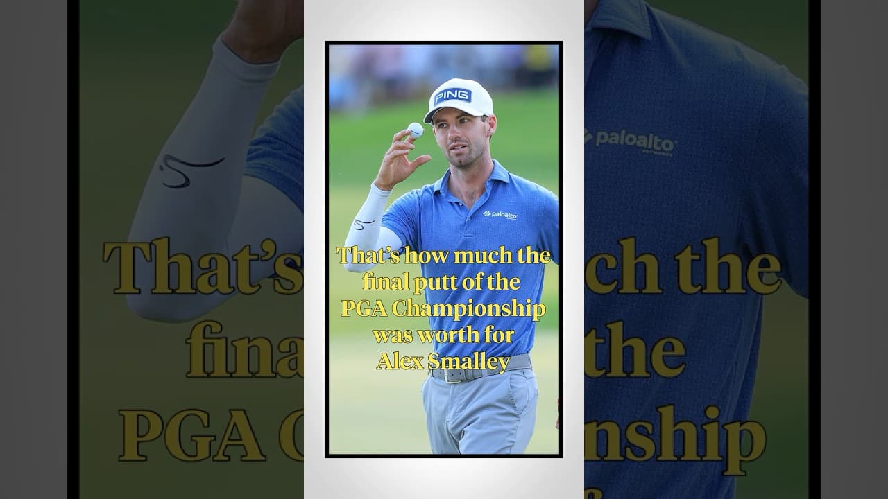 Alex Smalley’s final putt at the PGA Championship was life-changing. 🤯