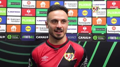 Álvaro García tras lograr el pase a la final de la Conference League