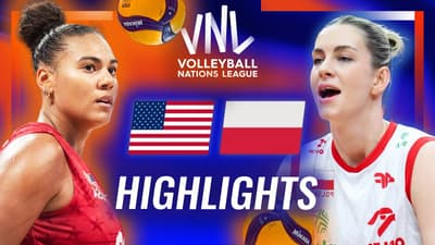 USA 🇺🇸 vs. Poland 🇵🇱 - Highlights | Week 3 | Women's VNL 2026