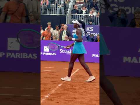 Safely through 🙌 Vicky Mboko defeats Boisson to progress in Strasbourg! #IS26